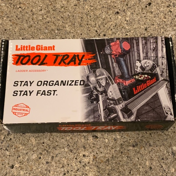 Little Giant Tool Tray - Ladder Accessory - Black and Red - Picture 2 of 12